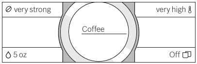 Drink adjustment - Step 6 - Save the settings