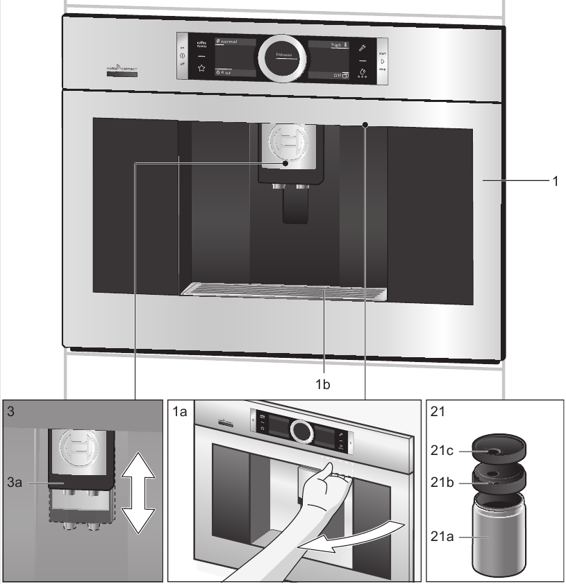 Bosch BCM8450UC - Built-in Coffee Machine Manual | ManualsLib