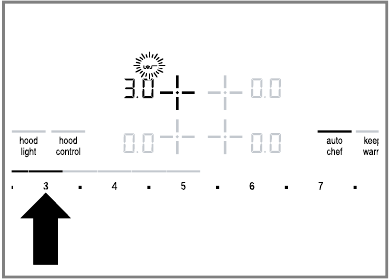 Setting AutoChef - Step 2 - Select frying level