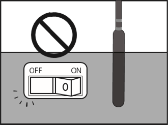 Device Safety Warnings - Power switch operation