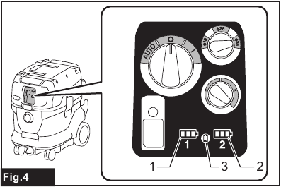 Battery indicators on control panel - Part 1