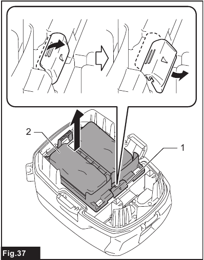 Removing the filter unit