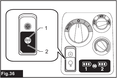 Wireless activation lamp status