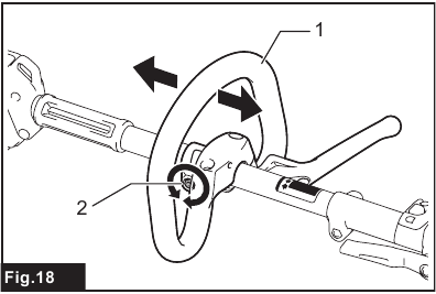 Adjusting the handle position