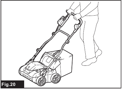 Operating the machine - Step 2
