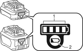 Indicating the remaining battery capacity