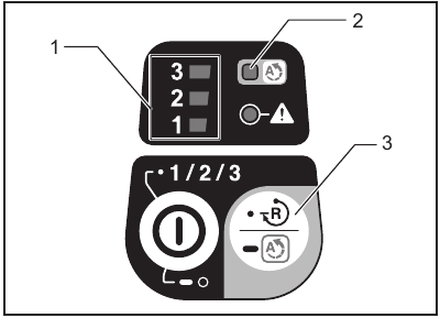 Using the Reverse button for debris removal