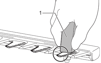 Grinding the shear blades - Step 3