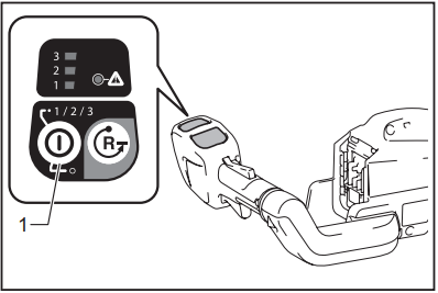 Power switch action - Using the main power button