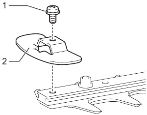 Grinding the shear blades - Step 2