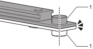 Installing or removing the shear blades - Step 6