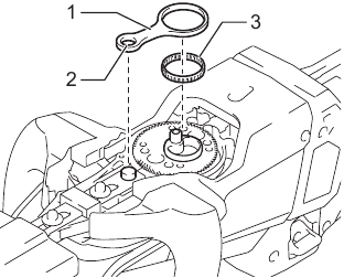 Installing or removing the shear blades - Step 10