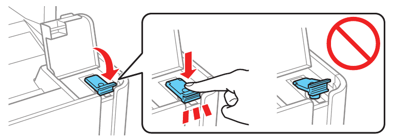 Fill ink tank and charge the ink - Step 6