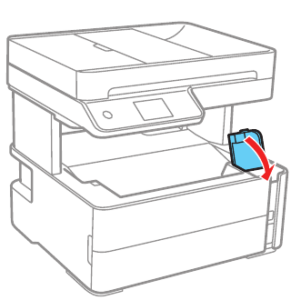 Fill ink tank and charge the ink - Step 7