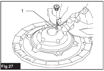 Lubricating moving parts - Step 1 - Gear case