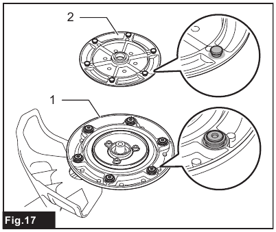 Removing jammed weeds