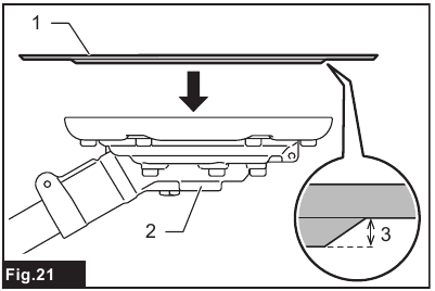 Replacing the cutter blades - Step 1