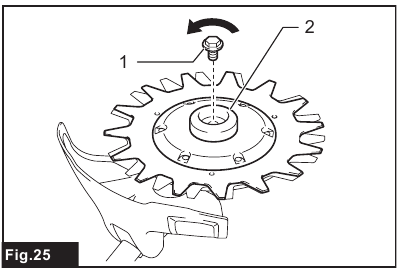 Replacing the cutter blades - Step 5
