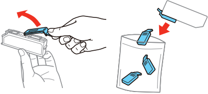 Install ink cartridges - Step 2