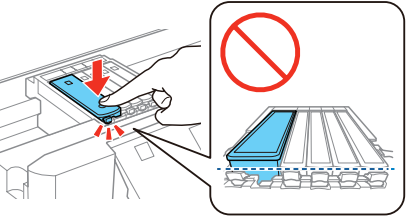 Install ink cartridges - Step 4