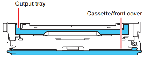 epson xp 530 output tray