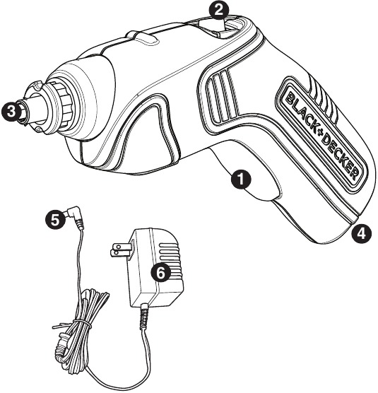 Black Decker BDCS20 LITHIUM ION SCREWDRIVER Manual ManualsLib