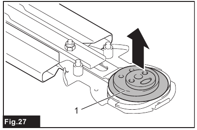 Removing the shear blades - Step 5