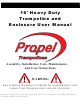 Propel Trampolines PRO16108-BB User Manual