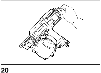 Maintenance of nailer - Step 1