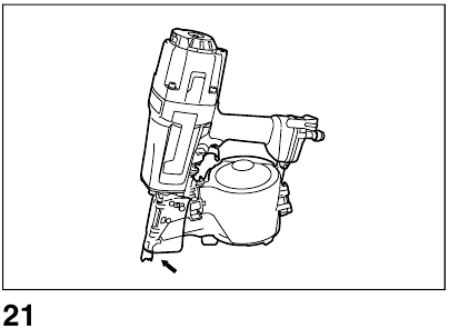 Maintenance of nailer - Step 2