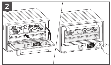 USING THE DEHYDRATE FUNCTION - Step 2