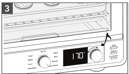 USING THE KEEP WARM FUNCTION - Step 3