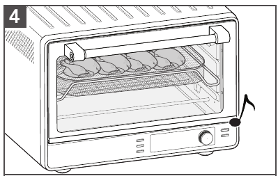 USING THE COOKING FUNCTIONS - Step 4