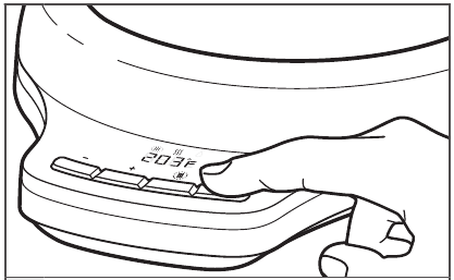 TURNING OFF THE PRECISION KETTLE - Step 2