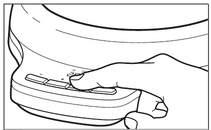 USING THE HOLD TEMP MODE - Step 1