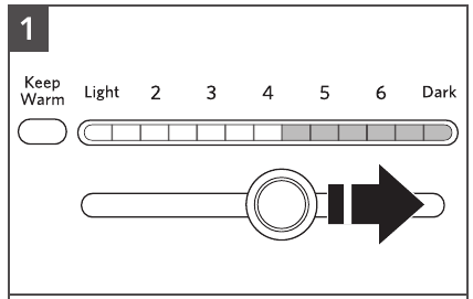 FOR REGULAR BREAD, BAGELS, AND SIMILAR FOODS - Step 1