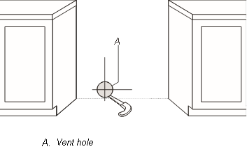 Install the Downdraft System - Rear Wall Venting - Step 2