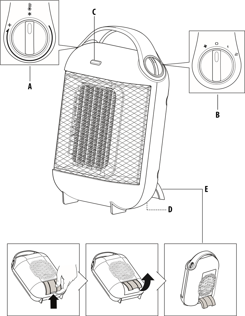 DeLonghi HFX30 Series INSTANT CERAMIC HEATER Manual ManualsLib