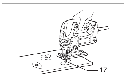 Cutouts - Boring a starting hole
