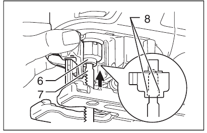 Installing saw blade - Step 2