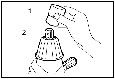 Installing or removing socket - Step 1