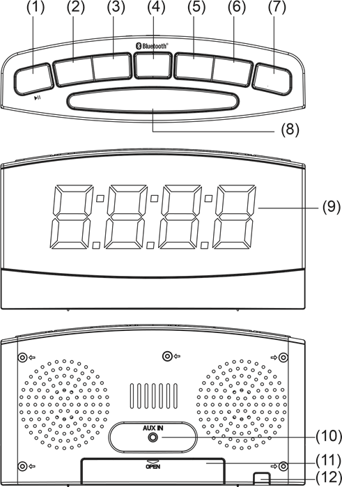 Magnavox Mr41806bt - Clock Radio Manual 