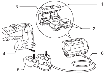 Installing the batteries