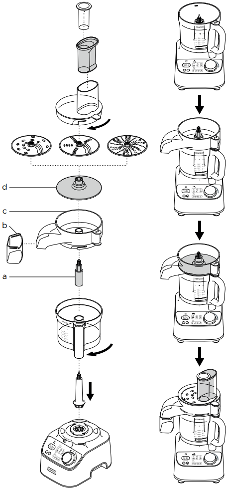Kenwood MultiPro Express Weigh+, FDM71 - Food Processor & Meat