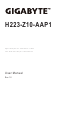Gigabyte H223-Z10-AAP1 User Manual
