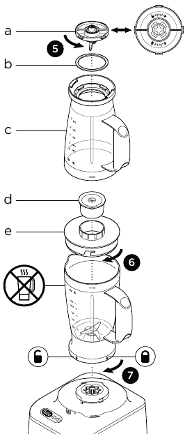 Plastic Blender Assembly