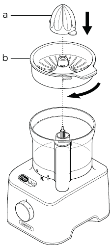 Using The Attachments - Citrus Juicer Assembly