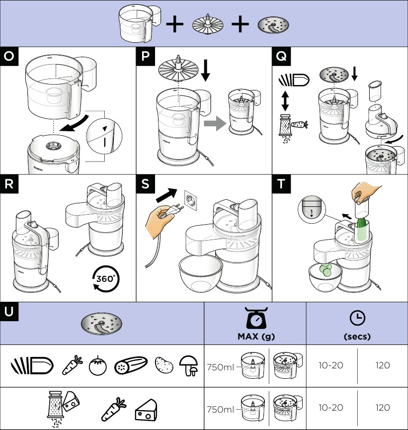 Kenwood MultiPro Go FDP22 - Food Processor & Meat Grinder Manual