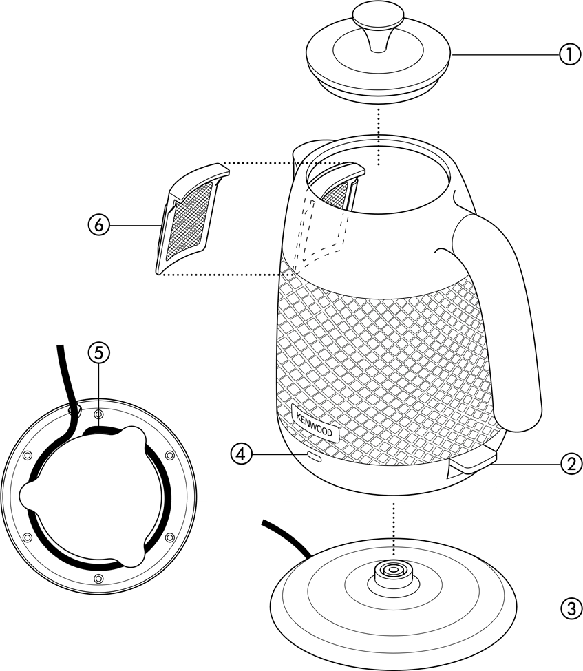 Kenwood ZJM810, ZJM811 Mesmerine 1.6L Kettle Manual ManualsLib