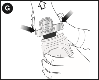 Cleaning and emptying the product - Step 1